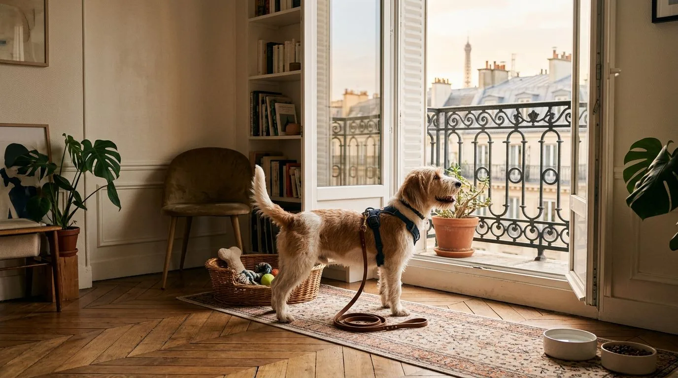 Chien courant appartement : réussir la vie en ville