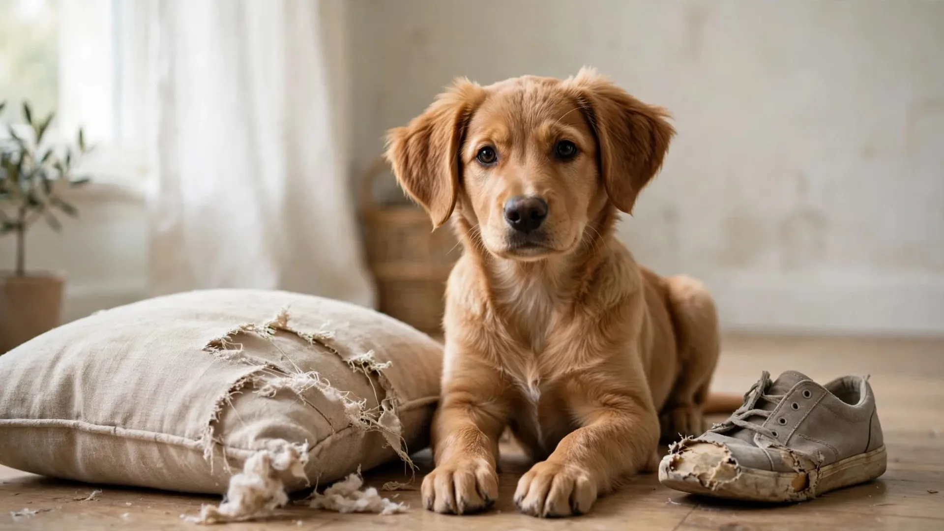 Chien qui détruit tout : causes et solutions à la maison