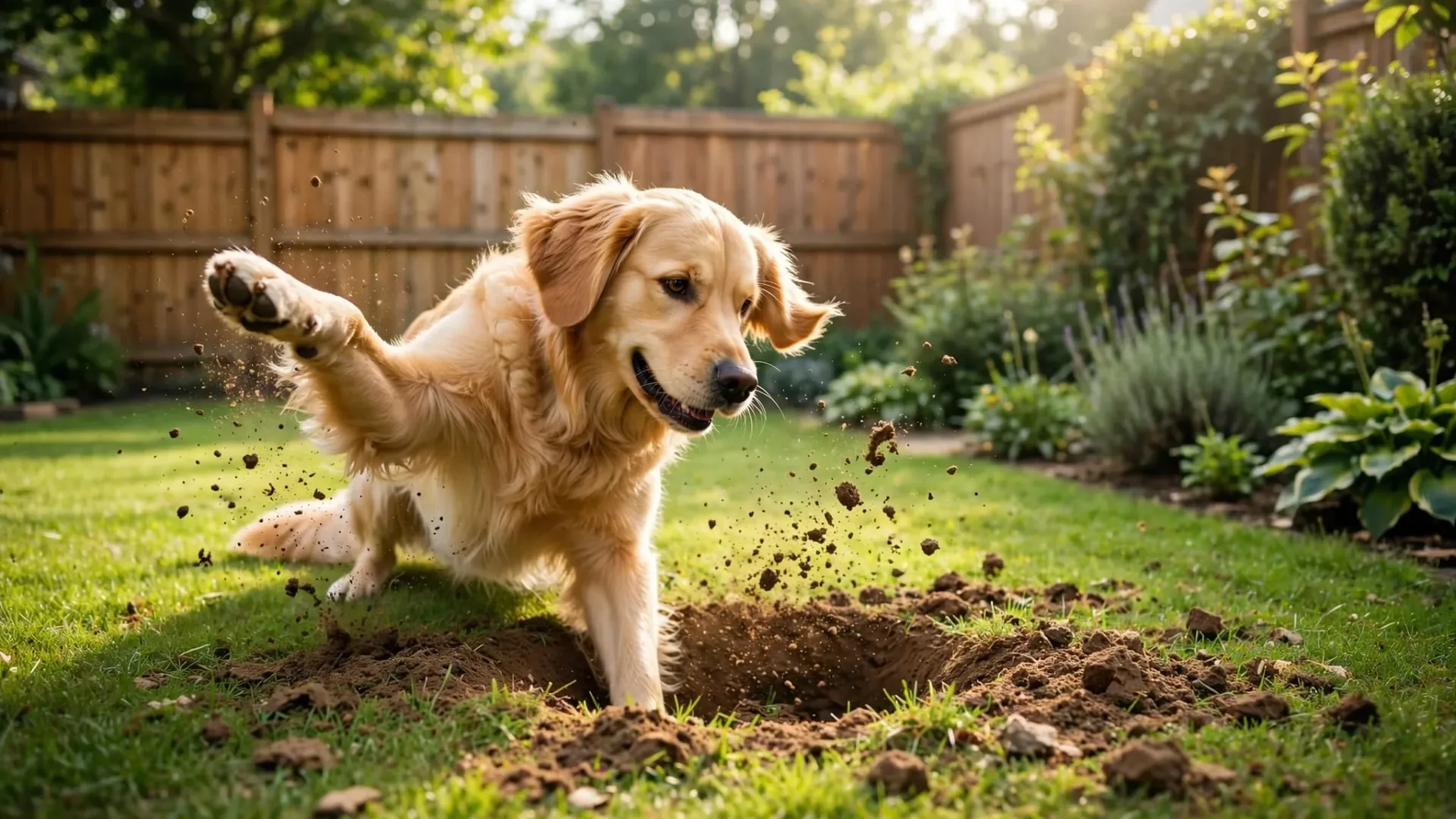 Chien qui creuse jardin : causes et solutions