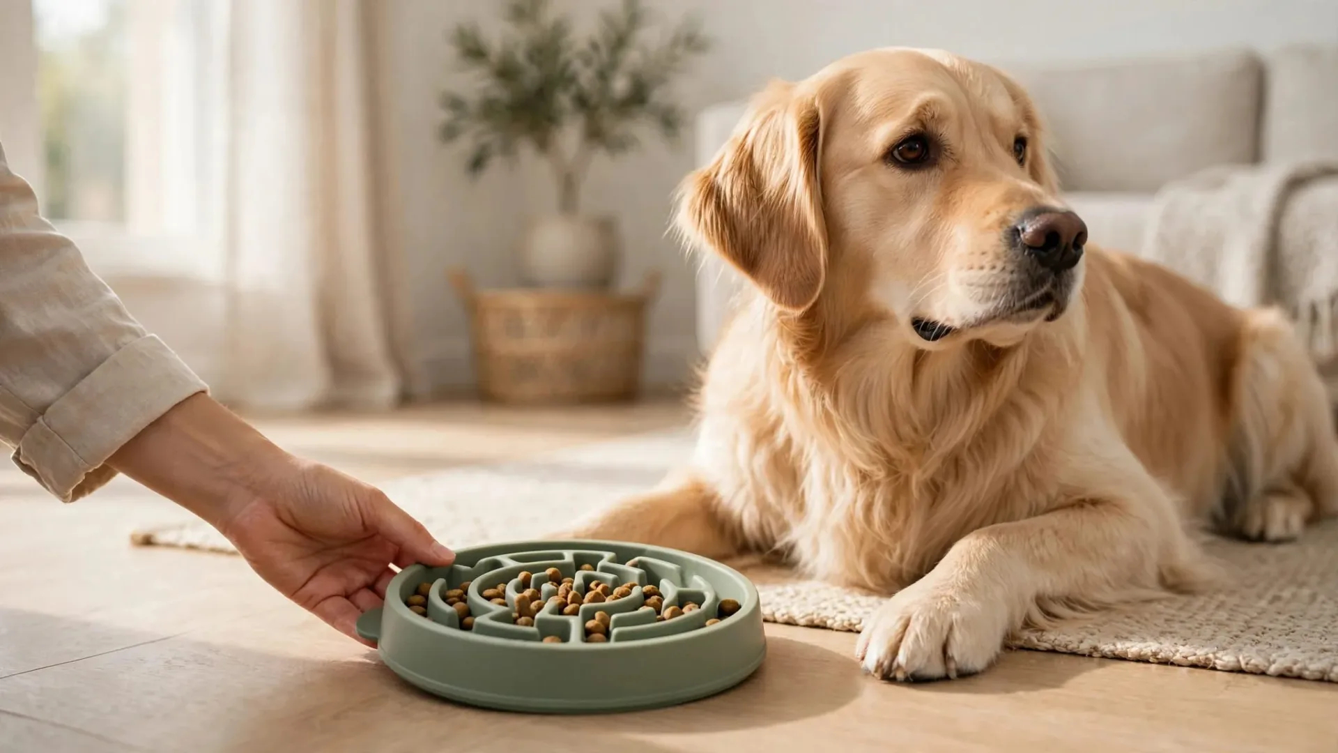 Chien mange trop vite : conseils pour ralentir ses repas